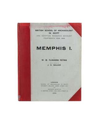 Lot 1 - (Egyptology and the Egypt Exploration Fund) Flinders Petrie and Guy Brunton et al