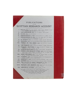 Lot 1 - (Egyptology and the Egypt Exploration Fund) Flinders Petrie and Guy Brunton et al
