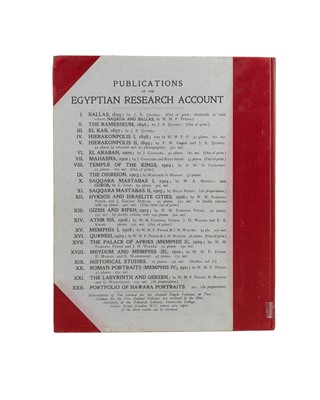 Lot 1 - (Egyptology and the Egypt Exploration Fund) Flinders Petrie and Guy Brunton et al