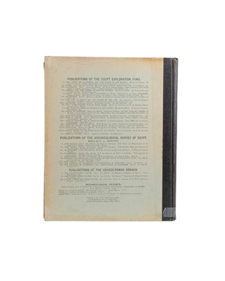 Lot 1 - (Egyptology and the Egypt Exploration Fund) Flinders Petrie and Guy Brunton et al