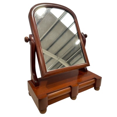 Lot 88 - A mahogany Dressing table mirror with two...