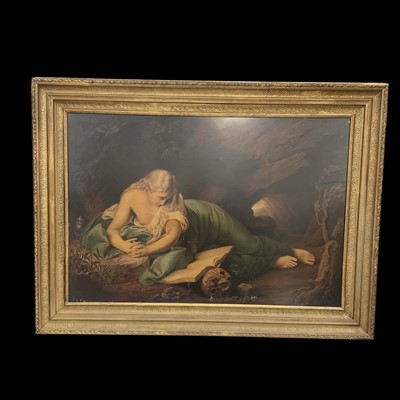 Lot 121 - A print of "The Penitent Magdalene" by Pompeo...