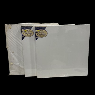 Lot 96 - Three Winsor DeepEdge stretched canvas. 60 x...