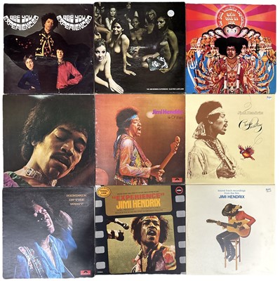 Lot 8 - Jimi Hendrix, nine 12" albums; 'Are You...
