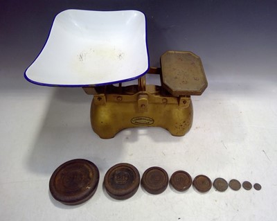 Lot 109 - Shop Scales and Imperial Weights.