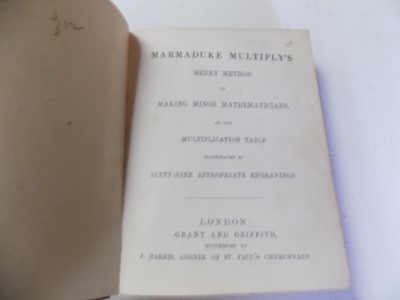 Lot 1307 - EARLY CHILDREN'S BOOK. "Marmaduke Multiply's...