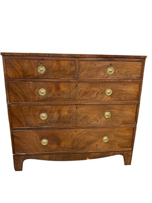 Lot 995 - A Regency mahogany chest.