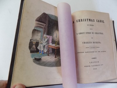 Lot 1308 - CHARLES DICKENS. "A Christmas Carol in Prose,...