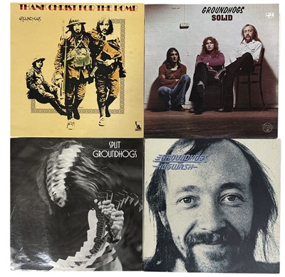 Lot 17 - Groundhogs, four 12" albums; 'Thank Christ For...