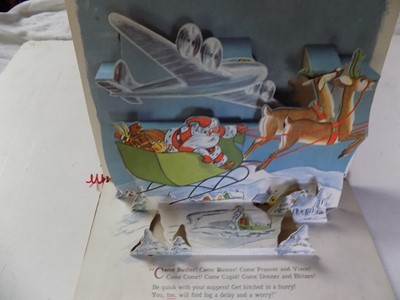 Lot 1312 - CHILDREN'S POP-UP BOOK. "Rudolph the red-nosed...