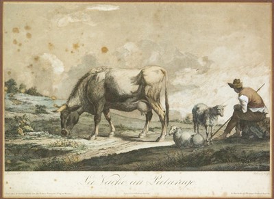 Lot 820 - A French lithograph Schwartz, after Laurenty.
