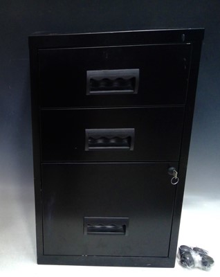 Lot 114 - A Metal Filing Cabinet. The Cabinet is 66cm...