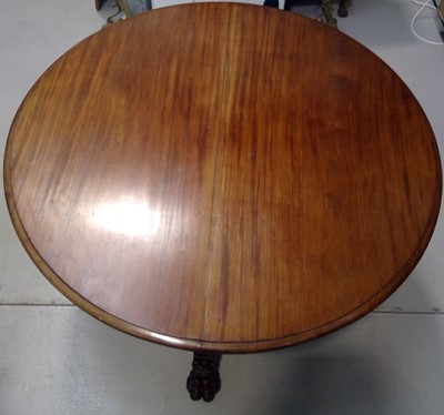 Lot 52 - An Antique Mahogany Tilt-Top Table. The Table...