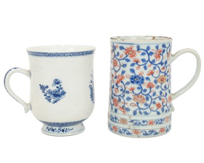 Lot 361 - A Chinese imari porcelain tankard.