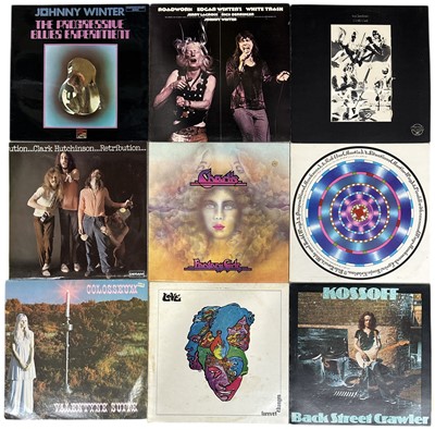 Lot 26 - Nine 12" albums; Johnny Winter 'The...