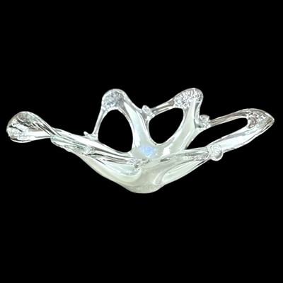 Lot 50 - A Murano glass splash bowl, 30cm wide.