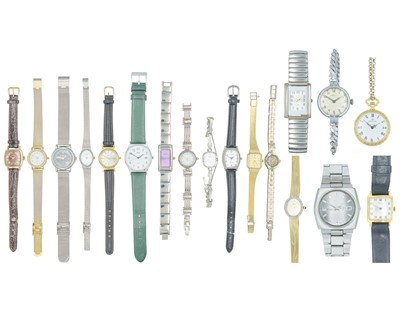 Lot 1138 - A selection of wristwatches for spares or repairs.