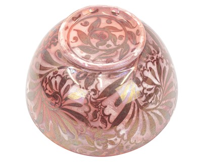 Lot A British art pottery bowl, possibly Bernard Moore.