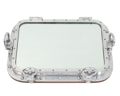 Lot 847 - SS Canberra, P&O, an aluminium ship's window.