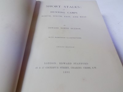 Lot 1327 - EDWARD NORTH BUXTON. "Short Stalks, or Hunting...