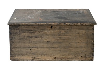 Lot 838 - A Victorian pine sea chest.
