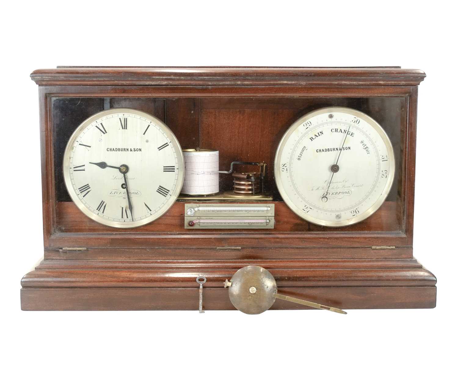 Barometer Complex Machine Lot 896 - An early 20th century combination