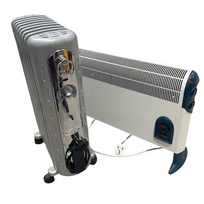 Lot 146 - A DeLonghi oil-filled 2000W radiator and a...