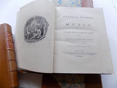 Lot 1332 - CHARLES BURNEY. "A General History of Music...