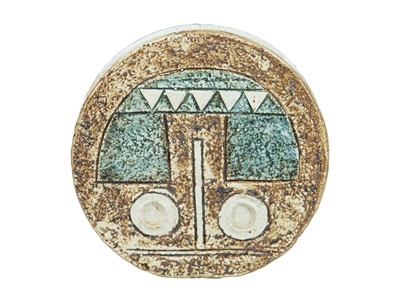 Lot 258 - A Troika small wheel vase.