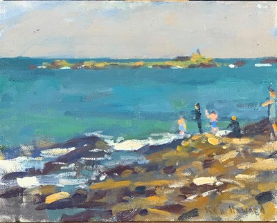 Lot 382 - Ken HOWARD RA St Clements Island, Mousehole...