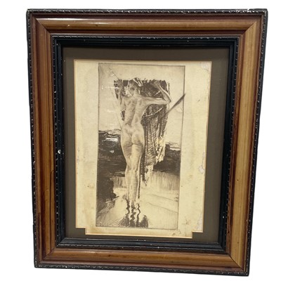 Lot 175 - William Russell Flint etching "The Shrimper"...