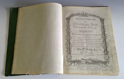 Lot 1335 - JAMES HOOK. A Christmas Box." (Vol I) &...