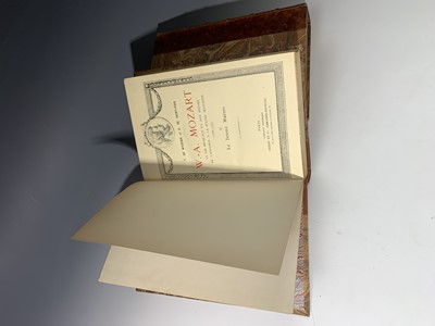 Lot 1337 - WOLFGANG AMADEUS MOZART. "W.A. Mozart, sa vie...