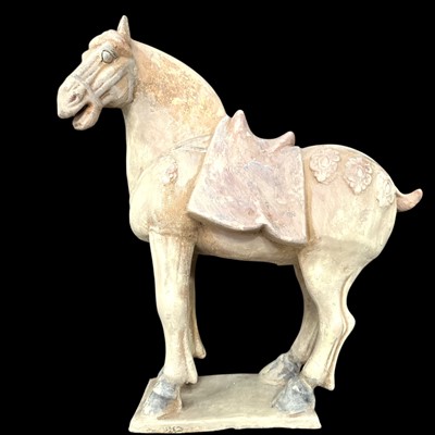 Lot 50 - A Chinese Tang Dynasty replica horse tomb...