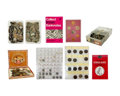 Lot 158 - Large quantity of Great Britain and Foreign Coinage including Silver contained in two boxes.