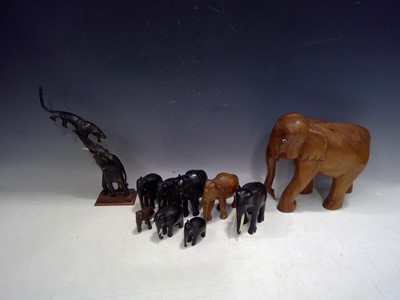 Lot 23 - An Elephant and Tiger, and a selection of...