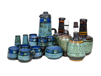 Lot 252 - A collection of Celtic Pottery, Newlyn.