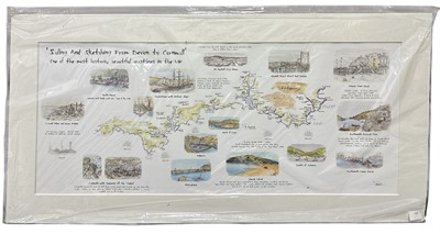 Lot 98 - 'Sailing and Sketching From Devon to Cornwall',...