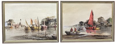 Lot 104 - Terry BURKE (1927-2018), two signed oil on...