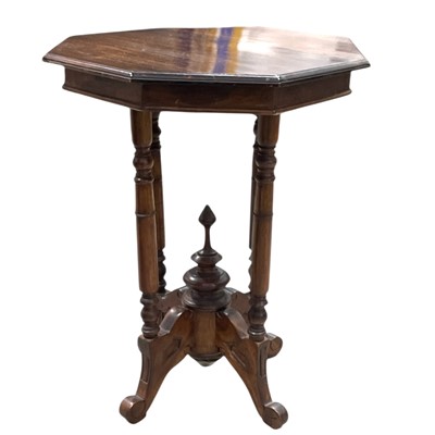 Lot 43 - A Victorian mahogany octagonal occasional...