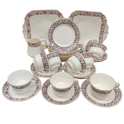 Lot 32 - A part Shelley teaset.