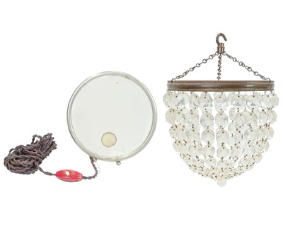 Lot 504 - A 'Le Mirophar Brot' illuminated dressing table mirror.