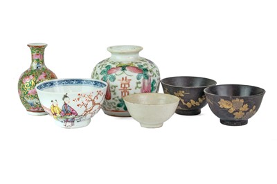 Lot 386 - A provincial Chinese tea bowl.