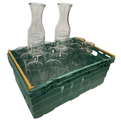 Lot 123 - A crate of Eighteen Wine or water Carafes,...