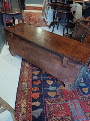 Lot 651 - An Italian walnut cassone.