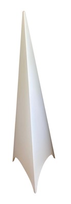 Lot 651 - A contemporary pyramidal floor lamp.