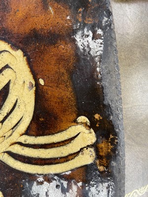 Lot 634 - A large slipware baking or loaf dish.