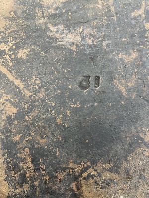 Lot 634 - A large slipware baking or loaf dish.