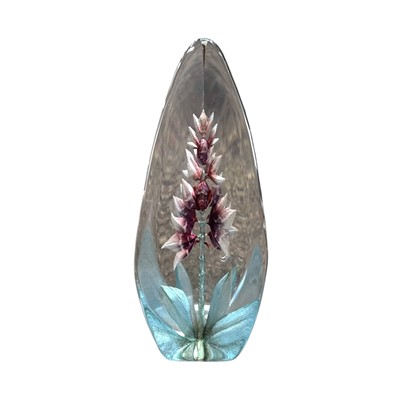 Lot 157 - A cast and ground crystal sculpture by Mats...