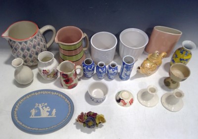 Lot 177 - Ceramic Jugs, Planters, Cups and a part Tea...